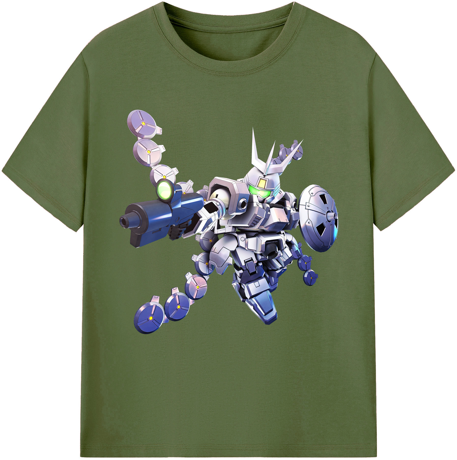 （画像用） 機動戦士ガンダム Mobile Suit Gundam 綿100％半袖Tシャツ（フロントプリント）